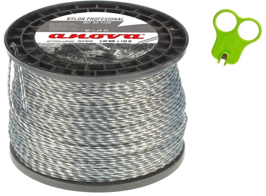 Hilo Desbrozadora Nylon Cyclone 3,00 mm 145 Metros